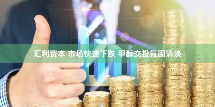 汇利资本 市场快速下跌 甲醇交投氛围清淡